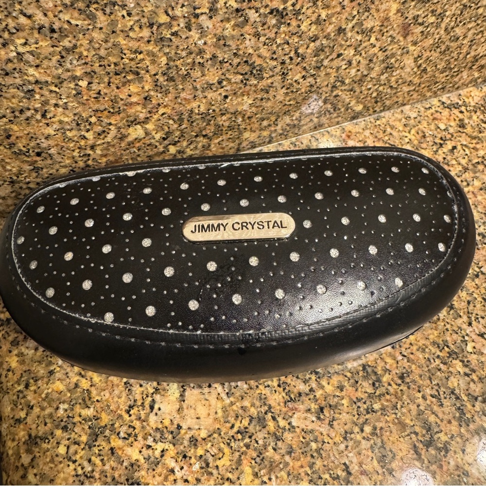 Jimmy Crystal eyeglass‎ case with sparkles